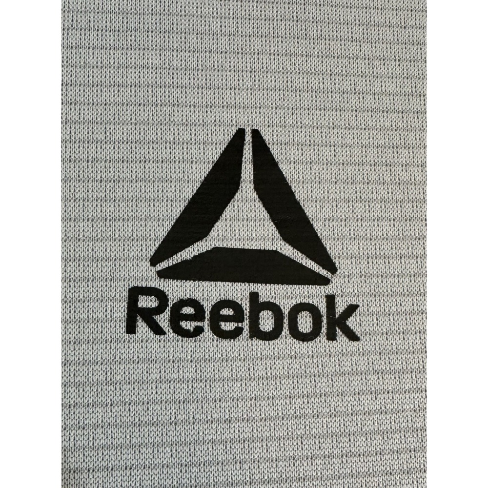 Reebok Men Gray‎ Striped Short Sleeve Casual Polo Shirt Size 2XL - Picture 6 of 6